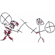 Doodle Stick Figure Sword Fight