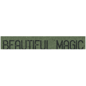 Ireland Word Label Beautiful Magic