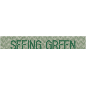 Ireland Word Label Seeing Green