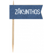Greece Ephemera Kit City Flag Zakynthos