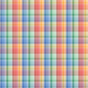 Blue Green Red Orange Small Plaid Background Paper