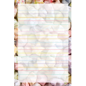 Vertical 4x6 Lined Journaling Card, Magic Stars