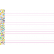 4x6 Horizontal Lined Journal Card, Easter Sprinkles