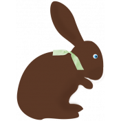 Small Chocolate Easter Rabbit