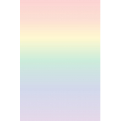 Pastel Rainbow Filler Card