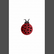 4x6 Ladybug Filler Card