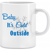 Elfie Xmas: "Baby, it's cold outside!" Coffee Mug