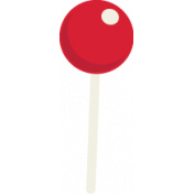 Elfie Xmas: Lollipop, Red