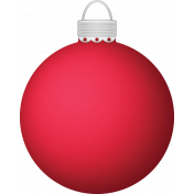 Xmas 2016: Bulb Ornament, Red