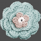 Pretty Things Add-on: Layered Crochet Flower 01