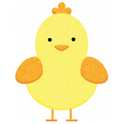 Easter 2017: Chick 01, Felt