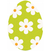 Easter 2017: Egg with Flowers, Felt