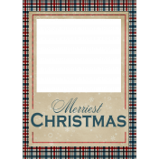 Photo Christmas Card Template 5x7 DST 12-2011 01 With Shadows