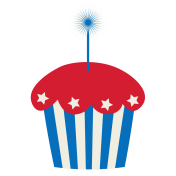 BYB 2016: Independence Day, Patriotic Cupcake 02