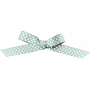 April 2021 Blog Train: Knotted Bow with Dots 01, Mint Green