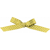 April 2021 Blog Train: Knotted Bow with Dots 01, Yellow