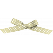 April 2021 Blog Train: Knotted Bow with Dots 01, Light Yellow