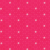 May 2021 Blog Train: Spring Flowers Patterned Paper Flowers 03, Hot Pink