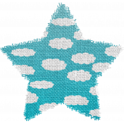 June 2021 Blog Train: Summertime Star, Burlap 01