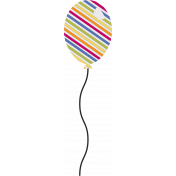 The Good Life: January 2022 Balloon 01, Striped