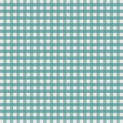 The Good Life: April 2022- Easter Paper 12e Gingham, Green