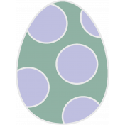 The Good Life: April 2022- Easter Egg Sticker 01a