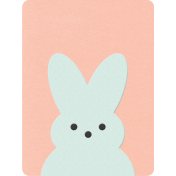 The Good Life: April 2022- Easter Pocket Card 05 Candy Bunny