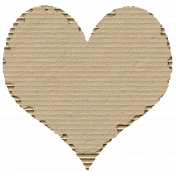 Cardboard Heart Kraft