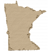 Cardboard Minnesota Kraft