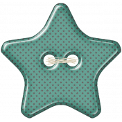Back To School: Button Star 01 Green
