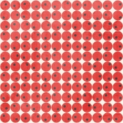 Back To School: Paper, Pattern Dots 04 Red