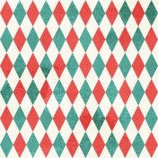 Back To School: Paper, Pattern Plaid 04 Red & Green