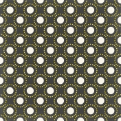 Back To School: Paper, Pattern Dots 06 White, Black & Yellow