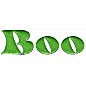 Halloween 2015: Word Art- Boo 01