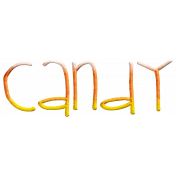 Halloween 2015: Word Art- Candy 01