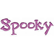 Halloween 2015: Word Art- Spooky 01