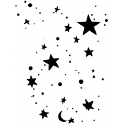 Star & Moon Stamp 10