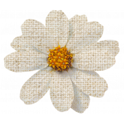 Textured white flower 
