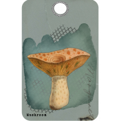 Autumn mushroom tag