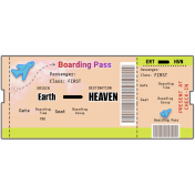Heavenly Boarding Pass