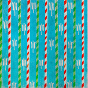 Candy Cane Blue paper
