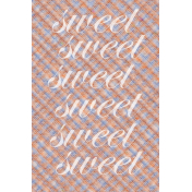 Pure Sweetness- Journaling Card 02