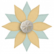 June 2024 Flower Template Challenge- yellow and green flower