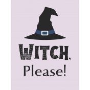 October 2024 Blog Train- Journal Card- Witch, Please