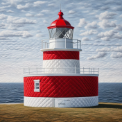 Quilted lighthouse 