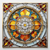 Stained glass square