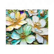 Stained Glass Florals-1