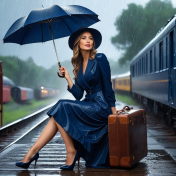 Rainy Day Train Ride 