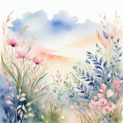 Wildflowers Watercolor Paper 