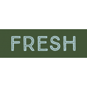 Back To Nature Label Fresh